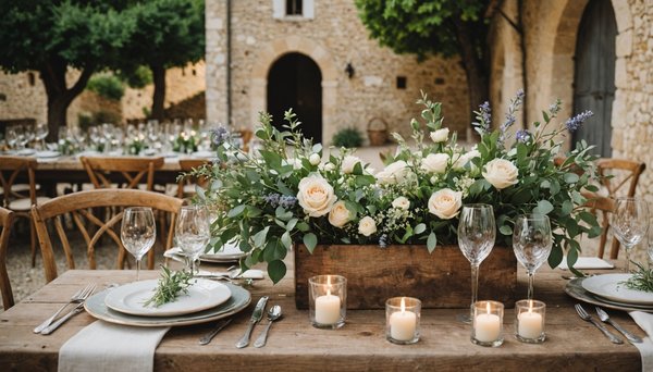 Idées et conseils pour un mariage champêtre en provence